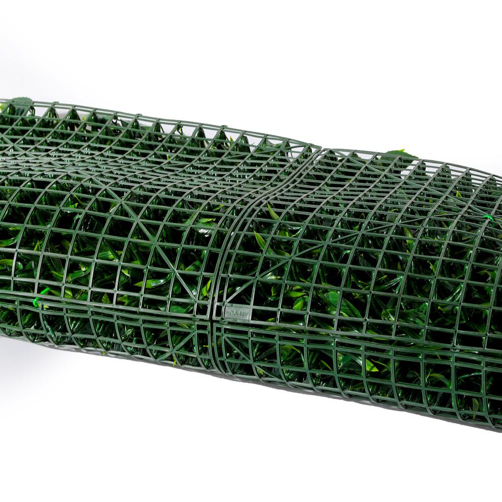 Parede de Plantas Simuladas de Alta Qualidade Decoração de Interiores Exteriores Fundo Parede de Flores de Plástico Paisagem Plantas Verdes Artificiais Falsas