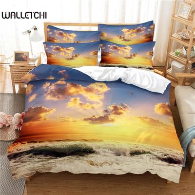 Beautiful  Scenery Bedding Set Duvet Cover Set 3d Bedding Digital Printing Bed Linen Queen Size Bedding Sets Fashion Designs