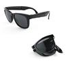 FEEL LIFE Wellington-style Folding Fashion Sunglasses FI7006-1 Black X Smoke