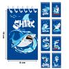 8pcs Shark Spiral Notebook Mini Pocket Notepad Tearable Top Bound 80gsm Paper Student School Portable Note Taking Supplies