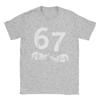 European and American Unisex TShirts Funny Six Seven 67 Meme Gen Alpha Slang 67 Hands Vintage Cotton Tees Short Sleeve T Shirts