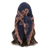 Embroidered Lace Embroidery Square Scarf Thin Lace Trim Lace Headwrap Hair Wrap Breathable Fabric Cashew Flower Bandana