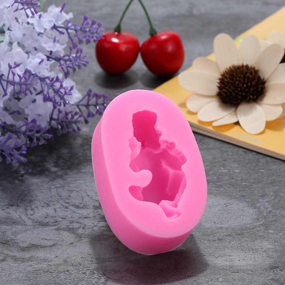 Sleeping Baby Fondant Mould Silicone Soap Chocolate Sugarcraft Baking Tool Decorating Cake for Babies' Birthday