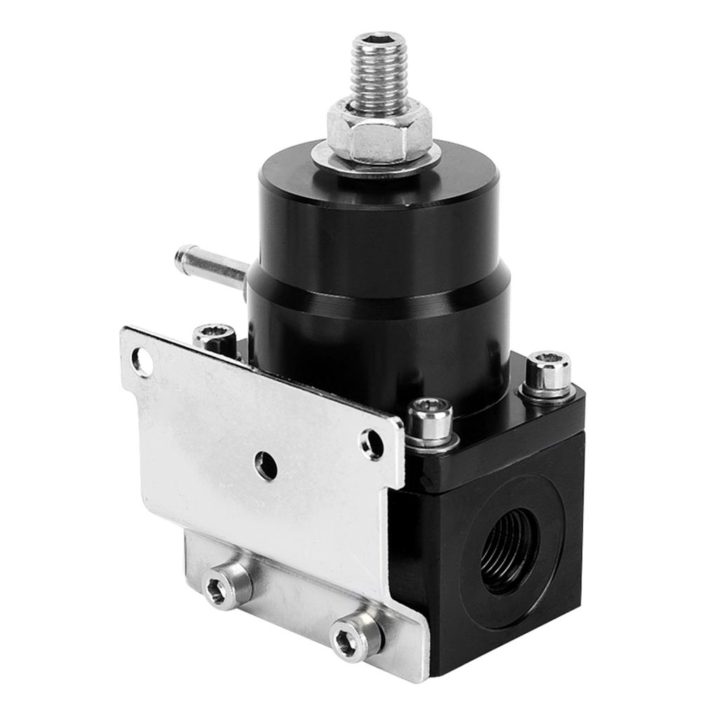 Universal Adjustable Fuel Pressure Regulator Fuel Pressure Regulator Adjustable Car Fuel Pressure Regulator Kit W/Gauge 100PSI