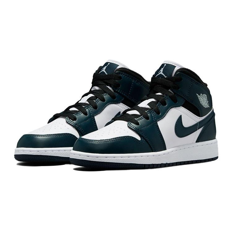 (GS) Air Jordan 1 Mid 'Armory Navy' Kids' 554725-411