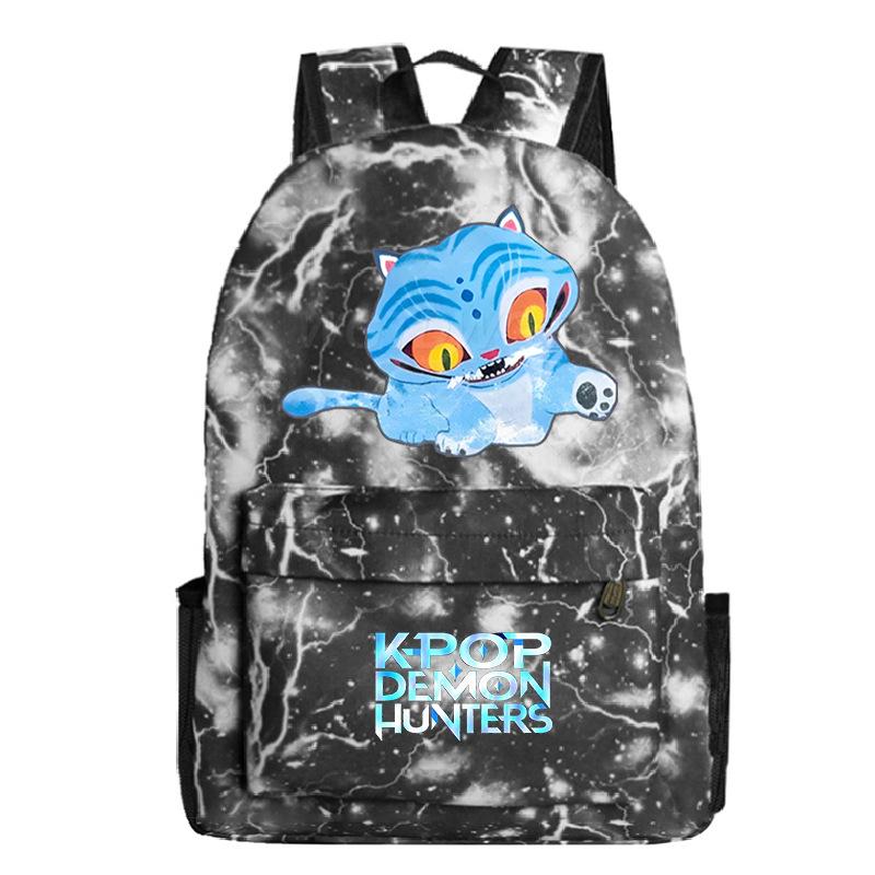 Witch Hunters Peripheral Cartoon Printing Korean Edition School Bag Primary and Secondary School Students Large Capacity Casual Simple Backpack