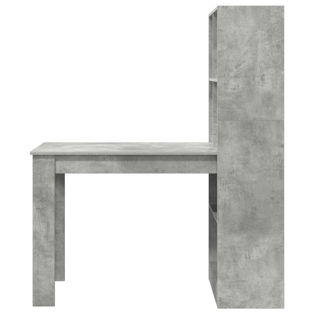 Concrete Grey Desk 122 x 67 x 145 cm Particleboard