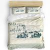 Vintage Racing Retro Style Duvet Cover Bed Bedding Set Home Textile Quilt Cover Pillowcases Bedroom Double Bedding Set No Sheet