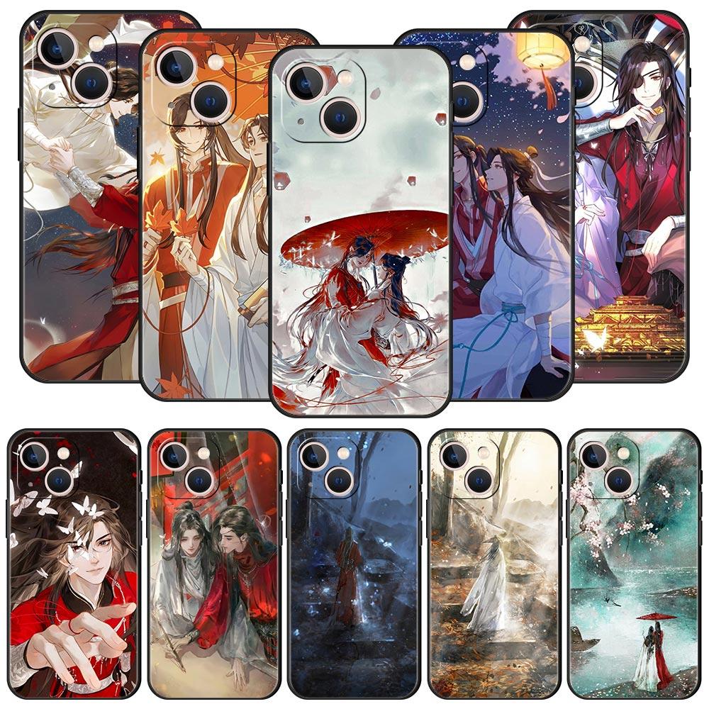 Xie Lian Hua Cheng Heaven Official's Blessing Phone Case For iPhone 16 15 14 11 Pro Max 12 13 7 8 Plus X XR XS SE 2020 Cover