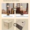 American Retro Style Floor Lamp with Drawer and Side Table for Living Rooms and Bedrooms