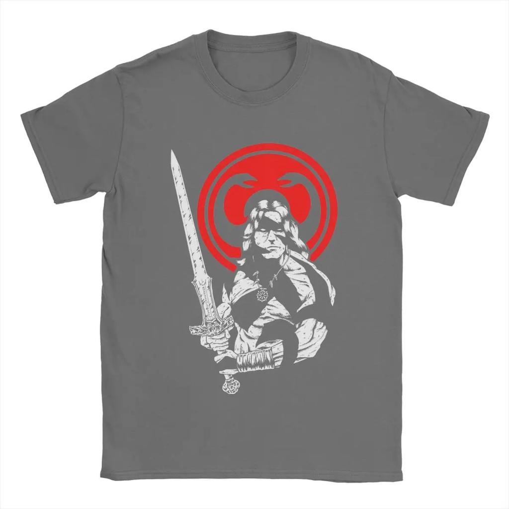 2025 Conan The Barbarian Women's Men T Shirt Novelty Tee Short Sleeve Round Neck T-Shirt Pure Cotton Summer Cotton Tops Clothing