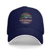 Vintage Cape Verde South African South Africa Tree Roots Flag  Golf Cap for Unisex Women Headwear  Formal Golf Gift Sun Hats