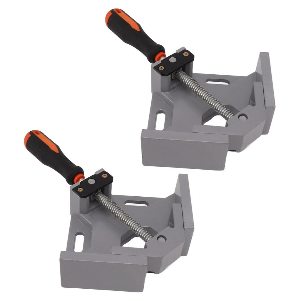 2ks rohová svorka s jednou rukojetí z hliníkové slitiny, pravoúhlá svorka s 90 stupni a nastavitelným výkyvem