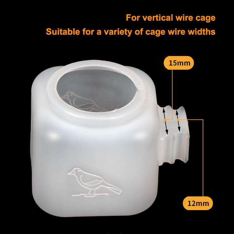 1/5Pcs Bird Pet Automatic Feeder Splash-Proof Bird Cage Accessories Food Container Pigeons Parrot Feeding Cup Bowl Pet Supplies