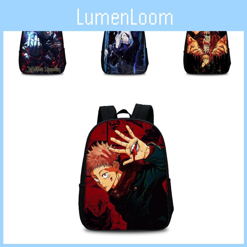 Jujutsu Kaisen Anime Backpack With Durable Nylon Construction And Large Capacity For School And Travel