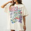 Pixar Toy Story Buzz Lightyear Laser Blast Oversized Graphic Tee Unisexs Summer Casual Loose Fit Streetwear Top
