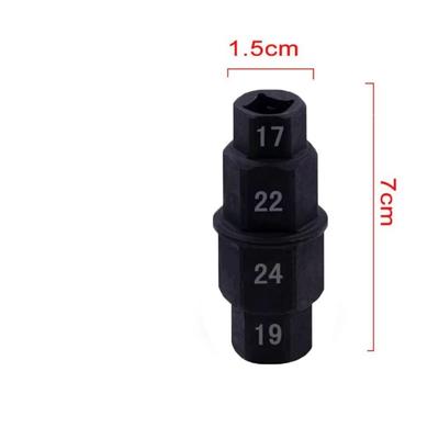 1PC 17 19 22 24mm Motorcycle Front Rear Wheel Hex Spindle Driver Removal Axle Tool For Honda Kawasaki Suzuki BMW YAMAHA