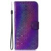 For Realme 12 Pro 5G/12 Pro+ 5G Case PU Leather Dazzling Flower Phone Cover with Card Slots