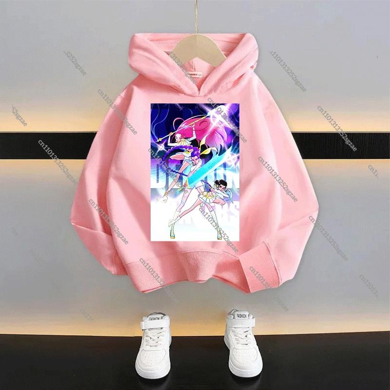 KPop Lovci démonů Dětská kreslená mikina s kapucí 2025: Stylový unisex pulovr pro kluky a holky, ležérní mikina v novém stylu