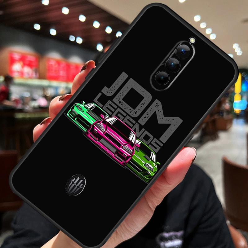 Japan JDM Car Case For ZTE Nubia Red Magic 11 10 8 9 8S 9S 10S Pro Plus 10 Air 5G 6R 6 7 6S 7S Pro Cover