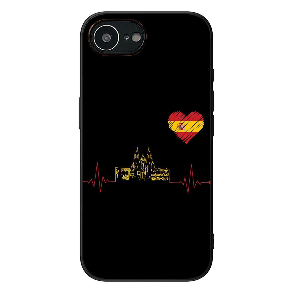 Cover for Xiaomi Redmi Note 11 15 8 9 10 Pro Plus A5 9A 9T 10A 10C 9C NFC 15C 8T Casing Phone Case Yellow Red Spain Flag