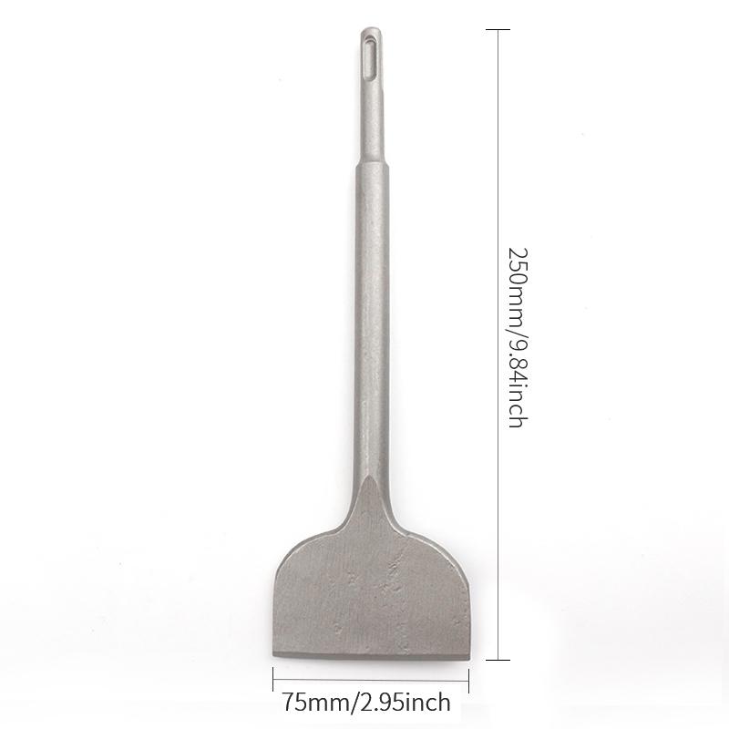 Elektrischer Hammer, Schlagbohrmaschine, elektrischer Pick, runder Griff, flacher Meißelzahn, U-Pick, Hartlötschaufel für Zementwände