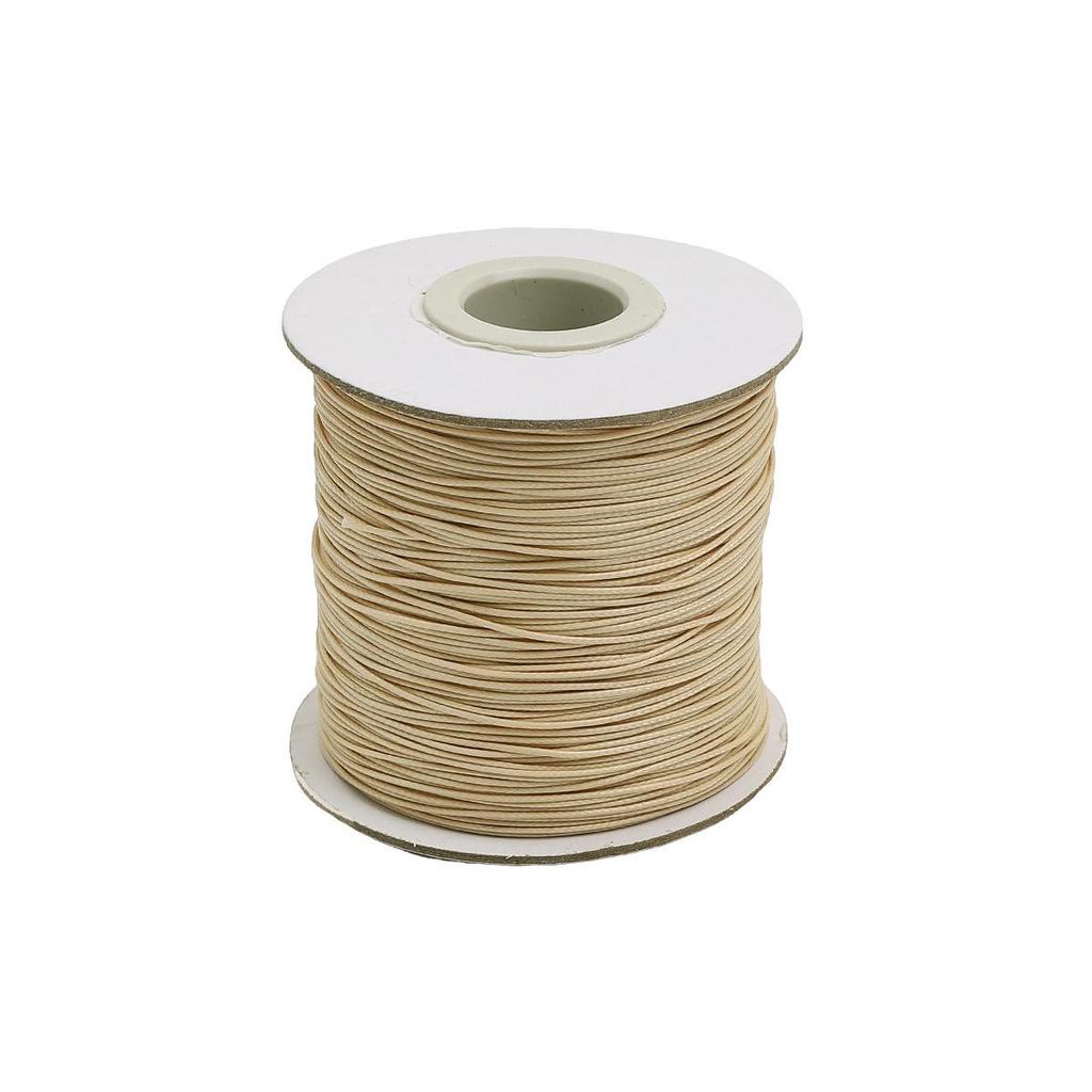 0.5mm Waxed Faux Leather Cord for DIY Jewelry Necklace and Bracelet Making