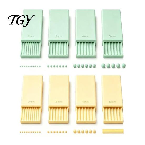 Small Sphere Maker 4Pcs/Set Clay Gel Ball Makers, Polymer Rollers, 2mm 3mm 4mm 5mm Crafting Roller for Shaper Nail Art Bead Rollers 3D Flowers,
