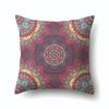 Home Decor Geometric Texture Mandala Polyester Pillow Case Core-free