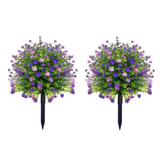 Artificial Camellia Topiary Ball Trees UV Resistant Faux Camellia Shrubs with Stake Realistic Fake Plants Bushes for Front Door Farmhouse Porch Garden