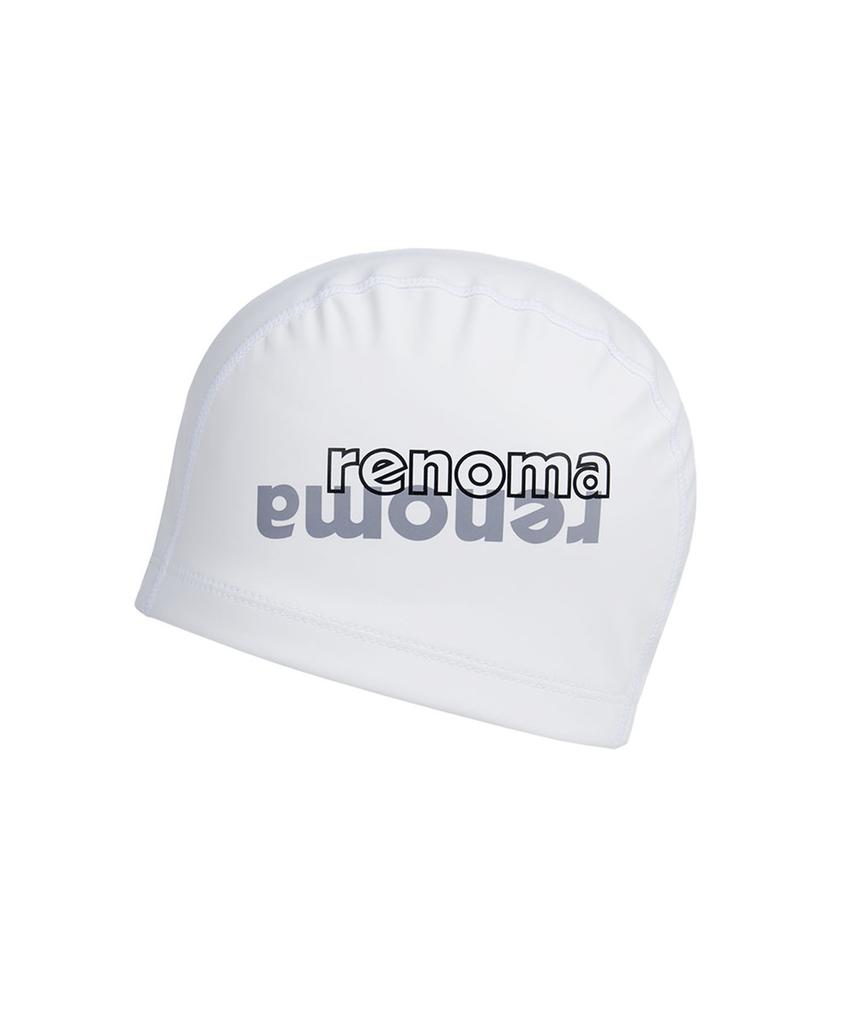 Lenomasuyeongbog Adult Text Pu Long Hair Swim Cap White Ro-Rc2E008-Wh