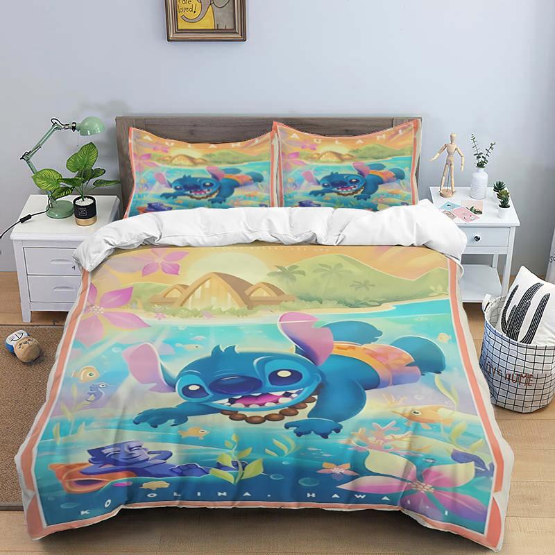3D Bed set Beautiful Beach Bedding Bed Sets Modern Quilt Cover+pillowcases Winter California King Bedding Sets Jogo De Cama Bed
