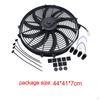 Electric Radiator Cooling Fan 1000 CFM Push Pull Easy to Install 16"
