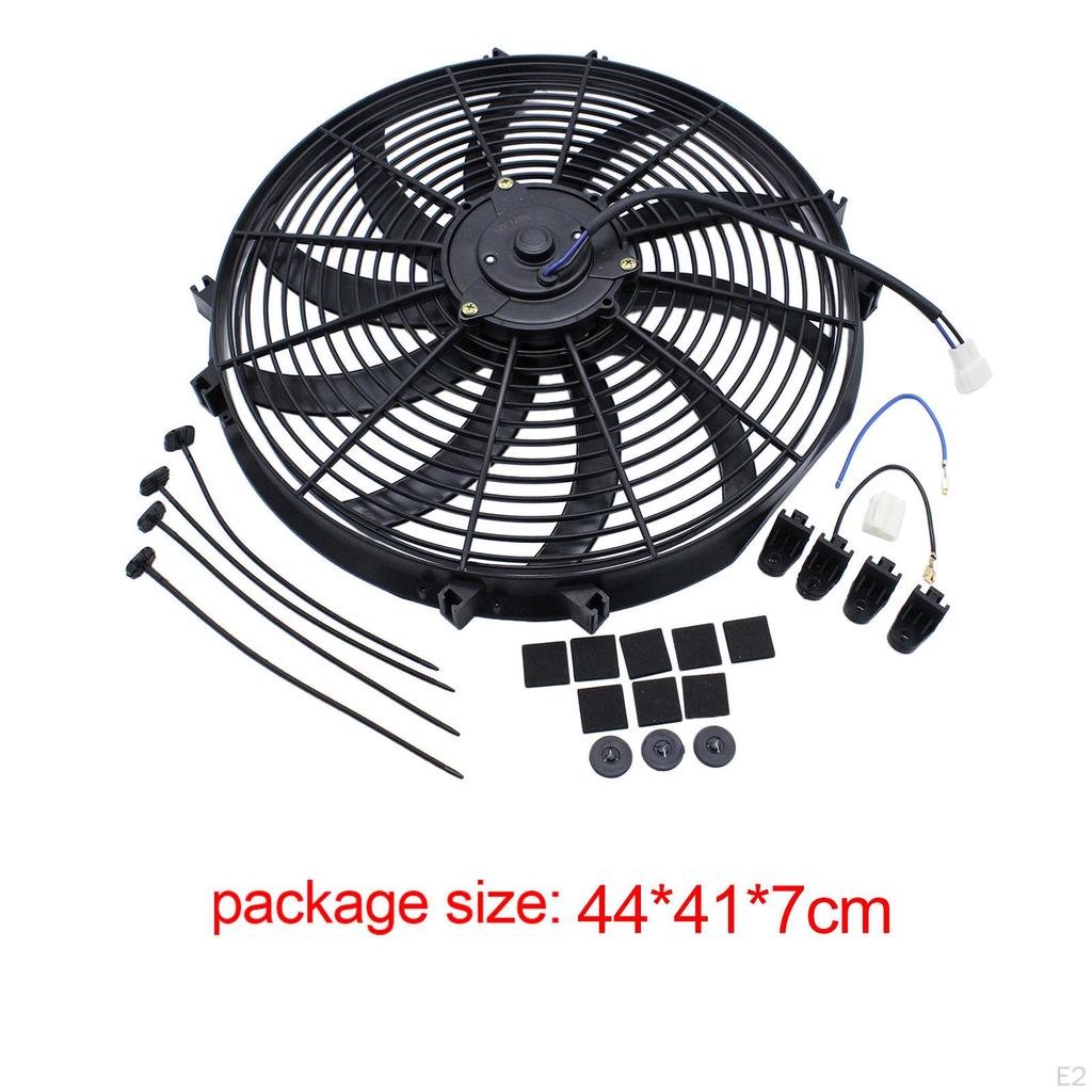 Electric Radiator Cooling Fan 1000 CFM Push Pull Easy to Install 16"