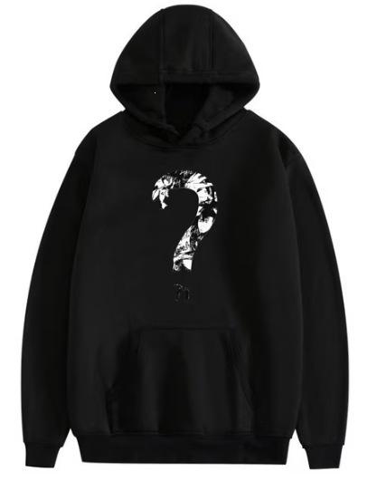 Trendy Rapper Fashion Fleece Hooded Long Sleeve Sweater Warm Jacket