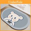 Cartoon Dinosaur Bath Mat With Waterabsorbing Silica Mud Material For Bathroom Decor
