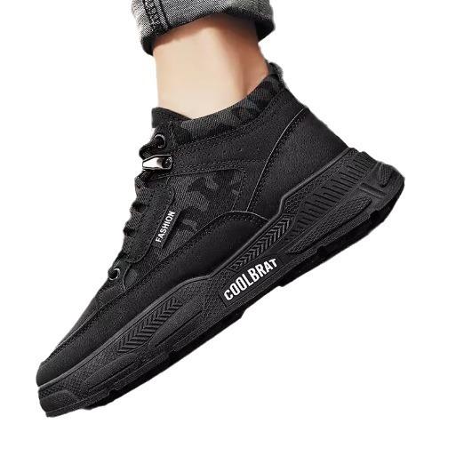 Labor insurance men's shoes 2024 new summer breathable thick-soled work shoes boys locomotive tooling work wear-resistant Martin boots