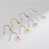 DIY 925 Sterling Silver Accessories Ear Fish Hooks Dangle Pendant Earrings Wire for Fine Jewelry Making Handmade