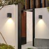LED Waterproof Exterior Wall Light for Villa Courtyard - Creative Double-Headed Balcony and Door Pillar Spotlight