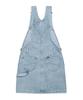 Lee Women'S Denim Overalls Skirt Indigo Medium
