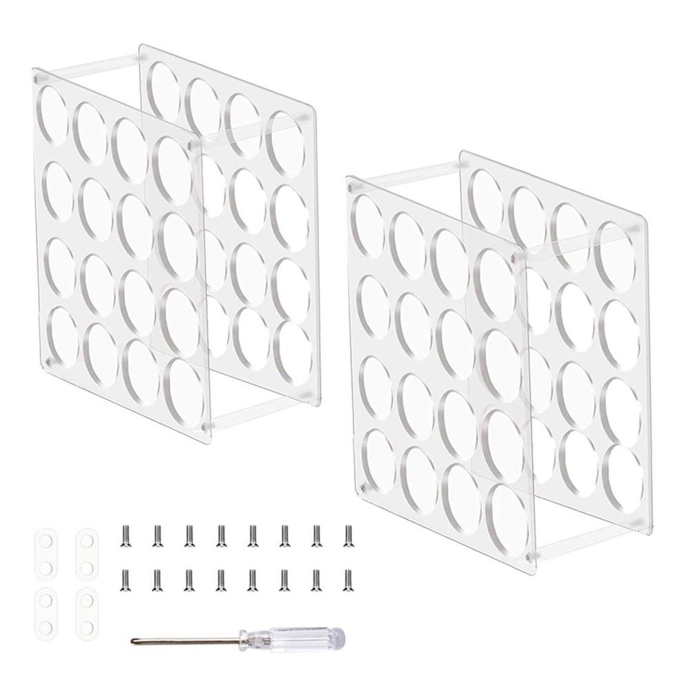 Easily Assemble Removable Vinyl Roll Storage Rack with 32 Holes Available
