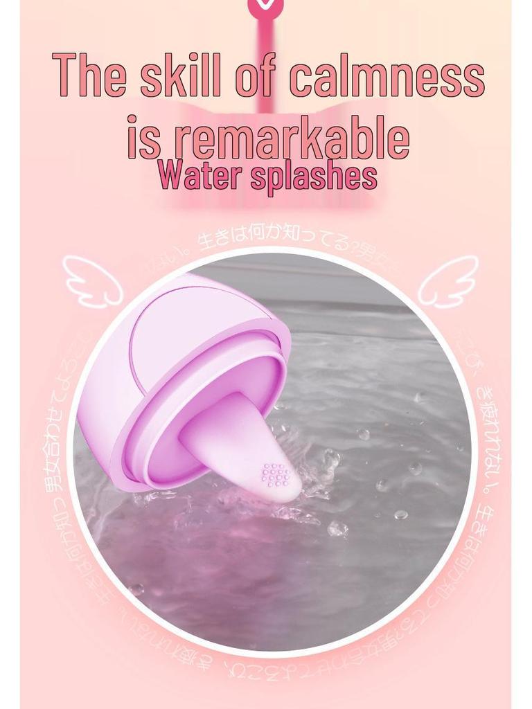 Kaninchenzunge Lecken Vibration Vibrator: Elektrischer Klitoris-Stimulator & Oralsex-Spielzeug für Frauen