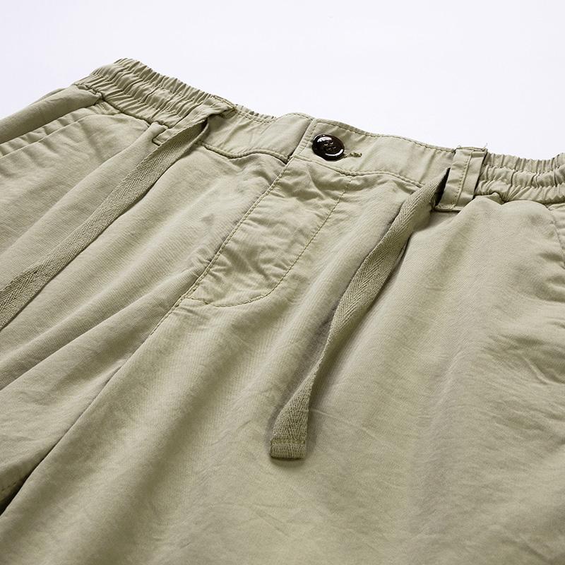 Pánské letní outdoorové pracovní šortky JAYSCE módní volné prodyšné kapesní capris ležérní mikroelastické pevné kalhoty cargo