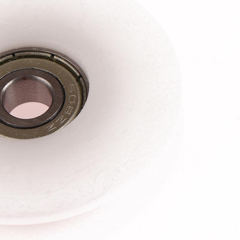 8*50*12Mm Wide Slot 5/7Mm U Groove Roller Guide Wheel Pom Nylon Groove Wire Rope Bearing