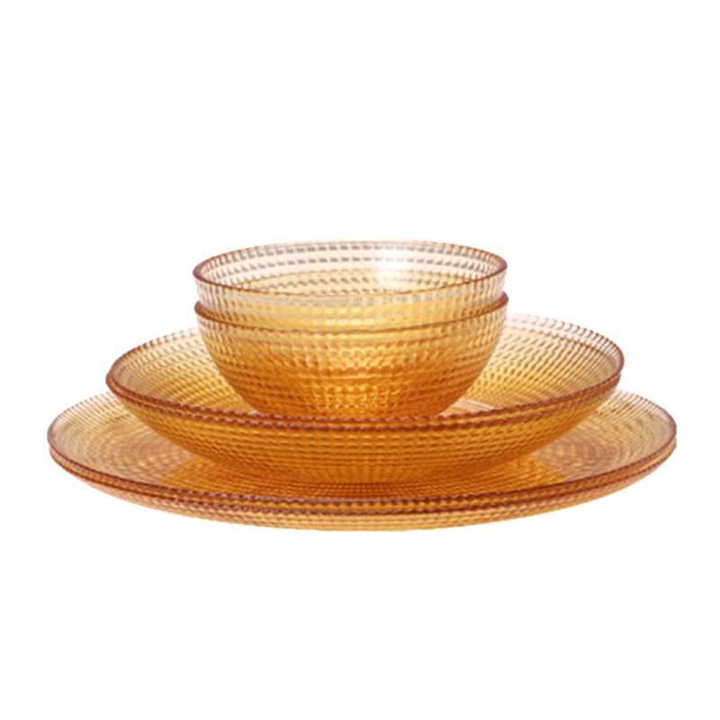 VISIONS Corning Amber 6-Piece Dinnerware Set
