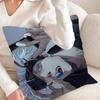 JJujutsu Anime Selfadhesive Pillowcase Toon Gift Cushion Cover Bedroom Home Sofa Chair Seat Decor Pillow Case