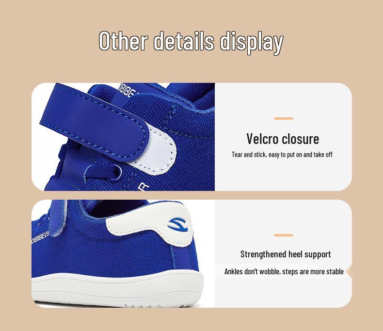 Happy Bear Kids' Wide Fit Sports Shoes - Lightweight, Versatile, Big Toe Design for Boys and Girls, Spring/Fall
