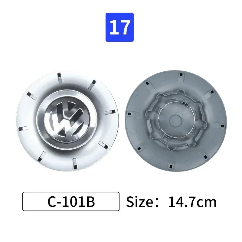 4 st 3BD601149B C8052K150 C1007K148 XW0609-15 C7072K143 C5067K144 Bil Logo Fälgkåpa Navkåpor Emblem för Volkswagen VW