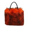 Popular Imitation Fur Plush Women's Handbags Soft Portable Ladies Tote Bag Light Luxury Niche Simple Versatile One Shoulder Bag for Mother's Day Gifts