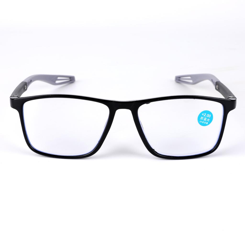 3 PCS Fashion TR90 Reading Glasses for Men Spring Leg Sports Presbyopia Glasses Anti Blue Light Glasses +100 ~+400